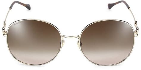 59mm round oval sunglasses gucci|gg1221s.